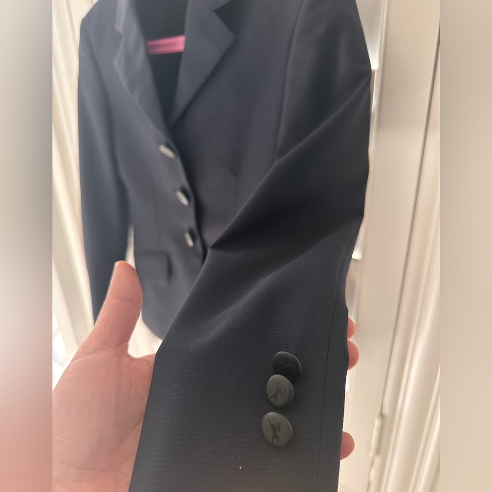 RJ Classics Skylar Jr. Show Coat - Girls 8s Navy - Picture 5 of 7